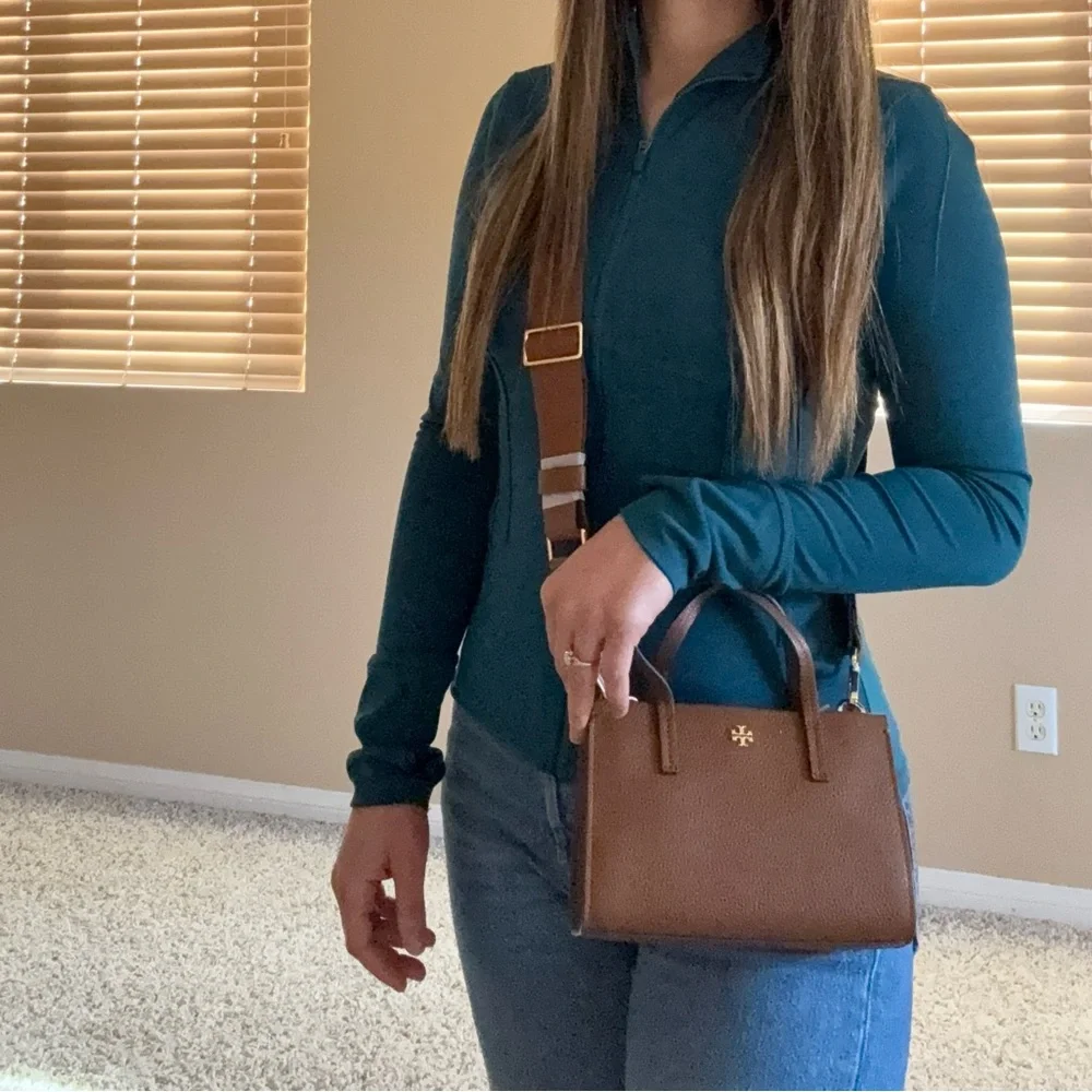 NWT , Tory Burch Blake mini Brown tote Bag ( crossbody )